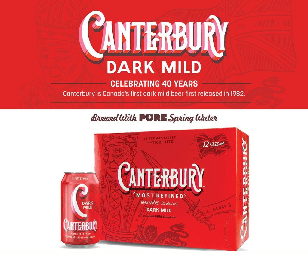 Canterbury Dark Mild 12 pack on sale month website banner