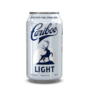 Cariboo light beer can